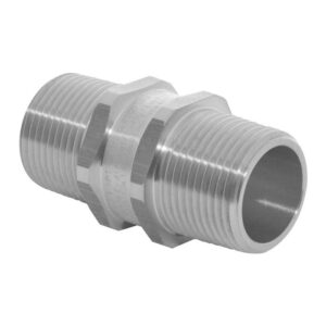 ADAPTADOR DE LATON NIQUELADO MACHO-MACHO NPT, IP66, IP6I, IP68