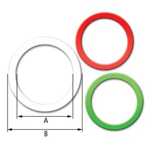 ARANDELA HERMETICA DE, NYLON, ESPESOR 2MM