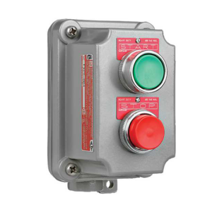 ESTACION DE CONTROL CON PULSADOR START-STOP, CLASE 1, DIV 1 & 2, NEMA 7