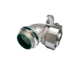 CONECTOR CURVO DE HIERRO LIQUID TIGHT CON AISL. UL